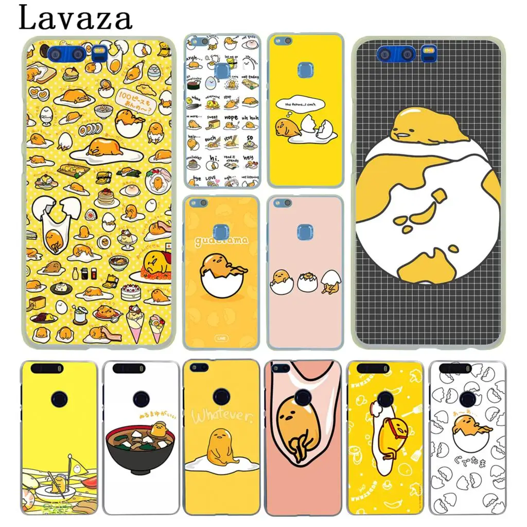 Милый чехол lawaza gudetama lazy egg для Huawei Y9 Y7 Prime 2018 2019 Honor 20 10 8 8A 8X 9X 9 Lite 7C 7X 7A Pro чехол|phone