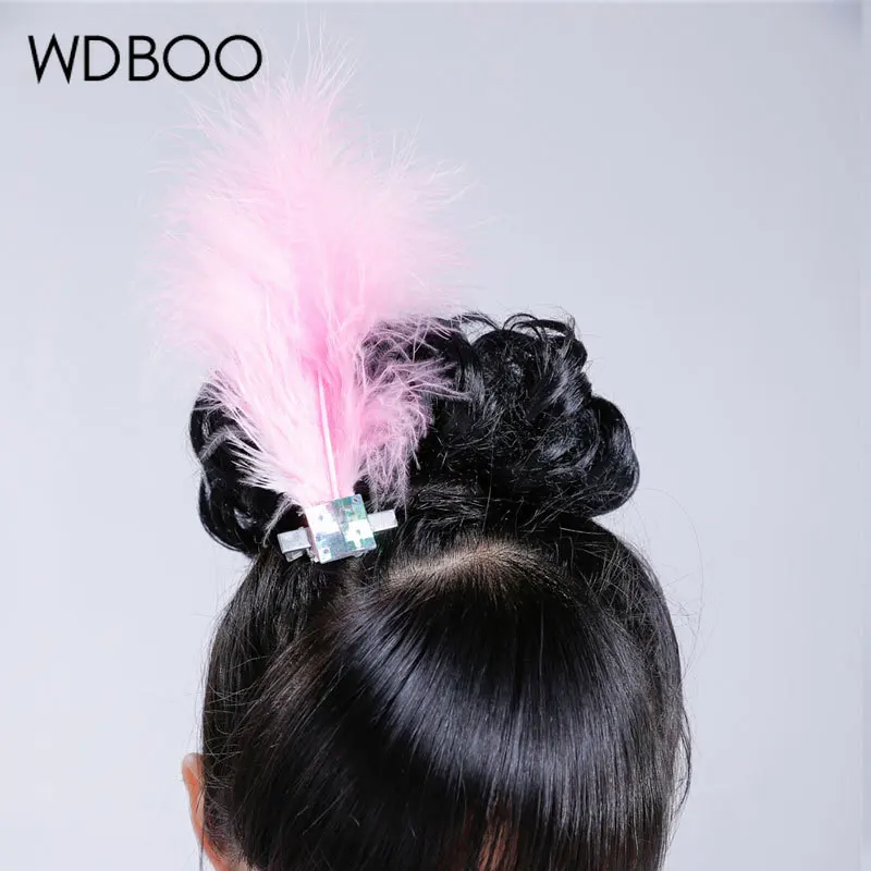 Wdboo; Новинка; детская одежда; с помпончиками для модным блестящим топом комплекты с пышной юбкой Розовые Костюмы для танцев и балета с заколка для волос для девочек к требованиям заказчика; сверкающие; сценическая одежда