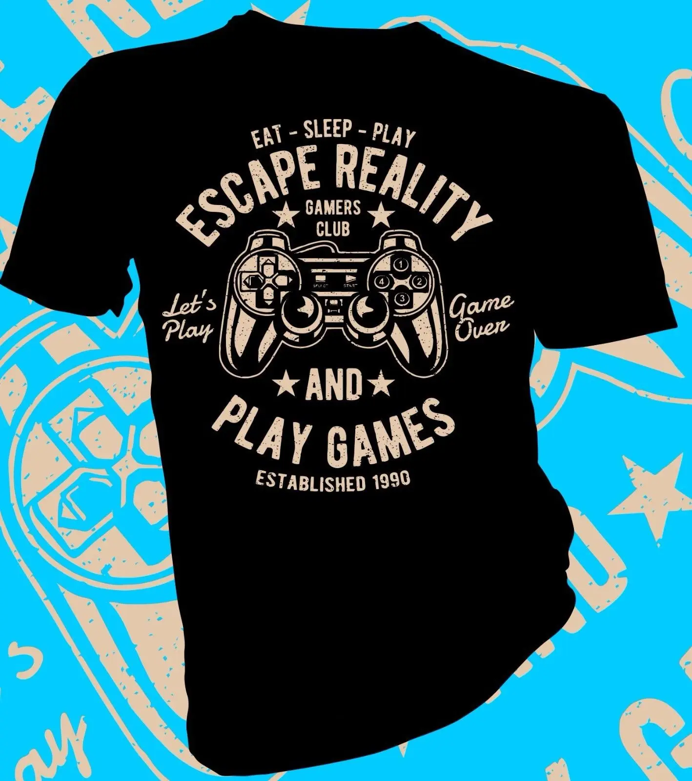 Новинка 2019 модная мужская футболка Escape Reality игровая унисекс для игр и