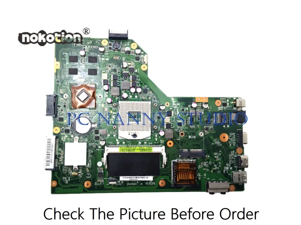 

PCNANNY для ASUS K54LY материнская плата HM65 DDR3 HD6470 1 ГБ ПК