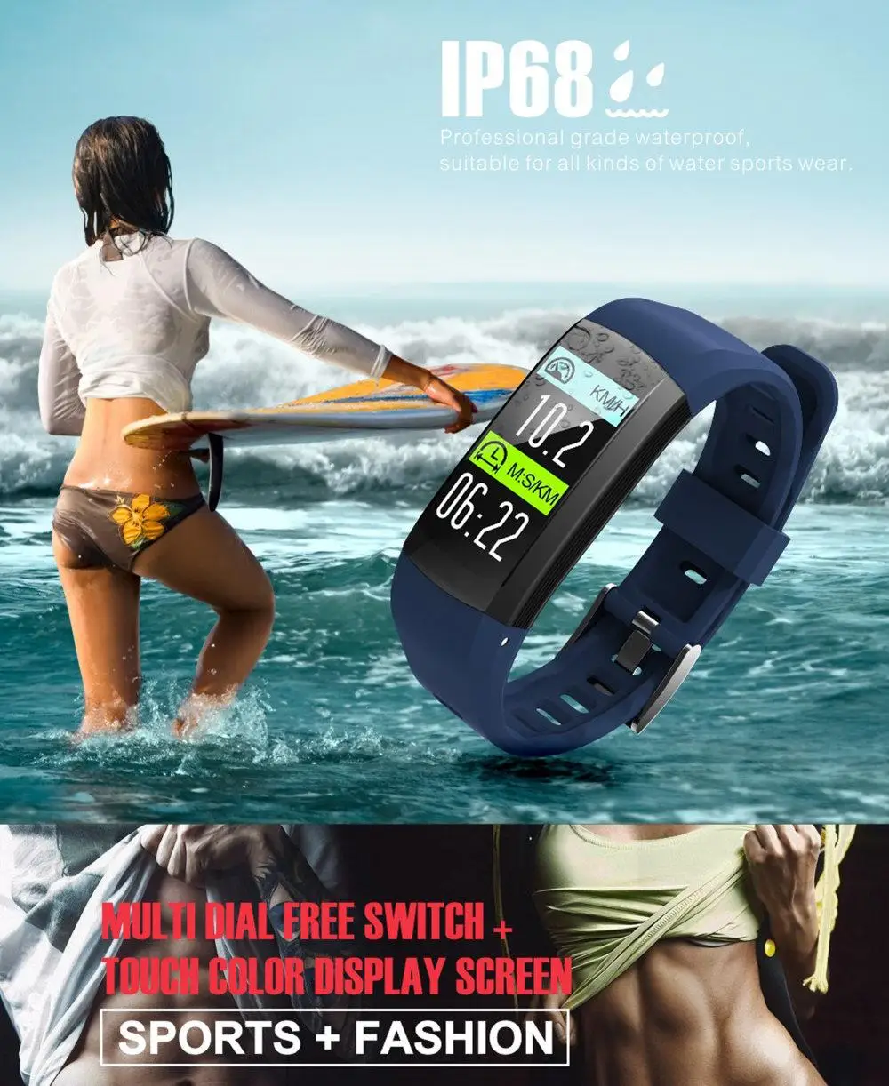 [Сток] Makibes G04 gps умный Браслет 0,96 дюймов TFT цветной экран IP68 водонепроницаемый смарт-браслет пульсометр фитнес-трекер