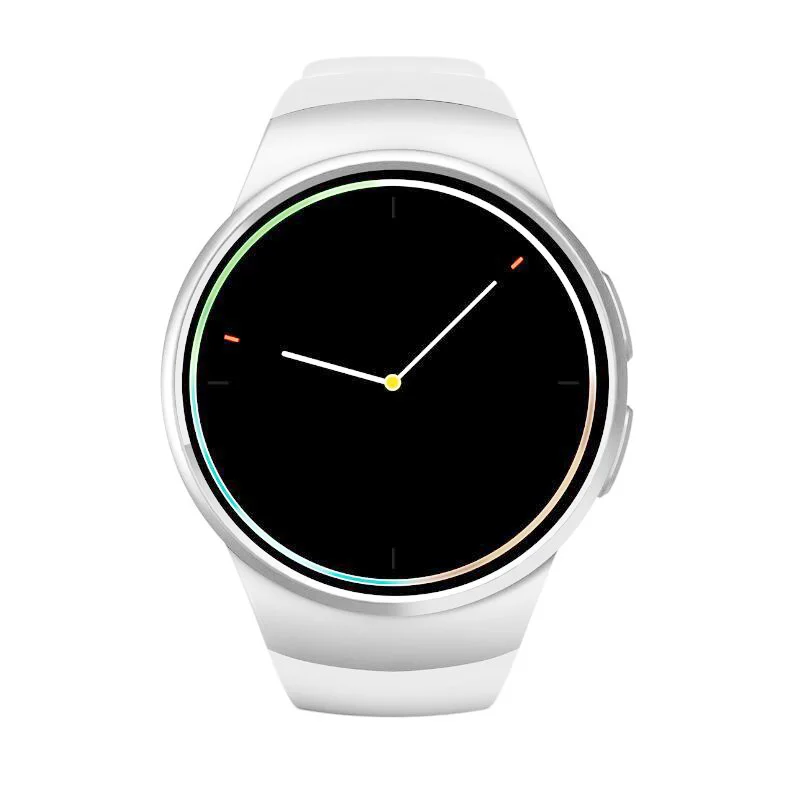 Смарт часы телефон KW18 MTK2502C 1,3 дюймов круглый экран ips lcd Bluetooth 4,0 SIM анти-потеря оповещения трекер сердечного ритма