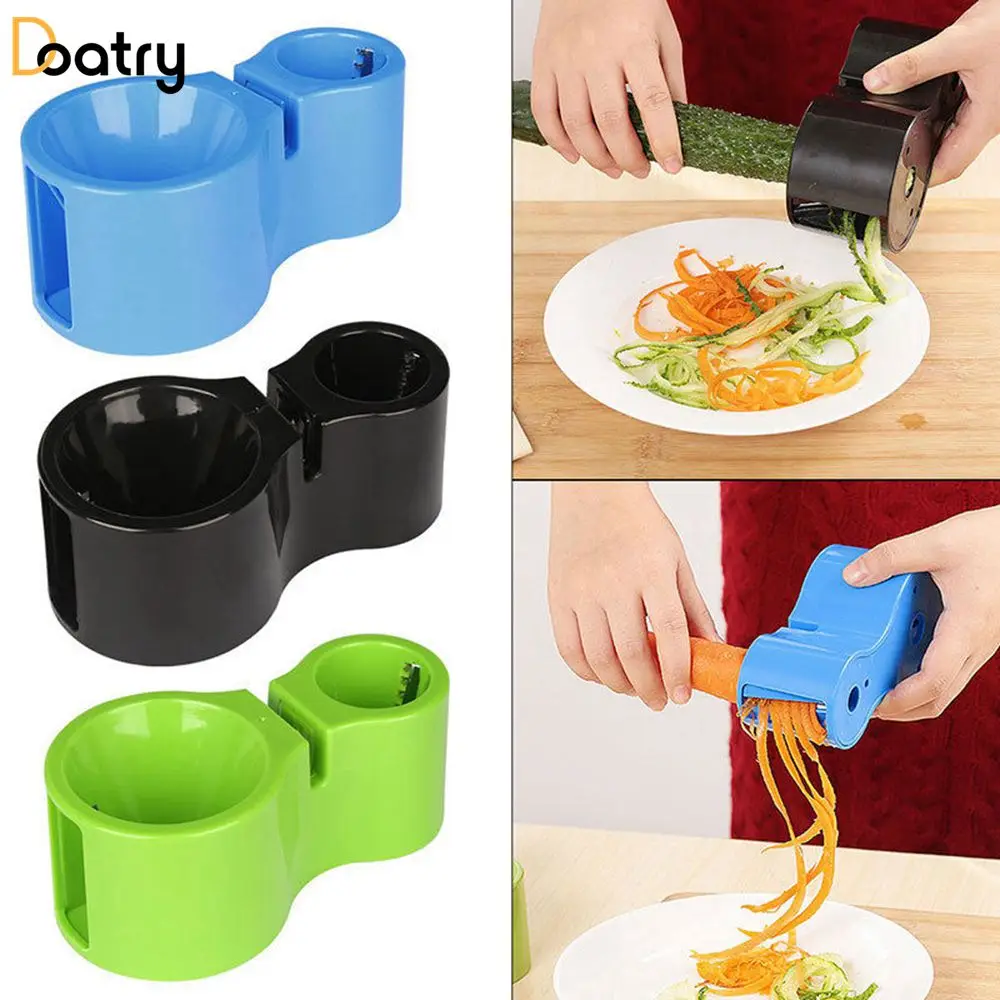 1 шт. 2 в овощная терка для овощей с точилкой ножей спиральный резак моркови