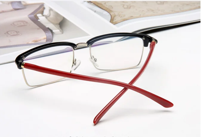 Унисекс Ретро защита от излучения усталости прозрачные линзы очки для чтения