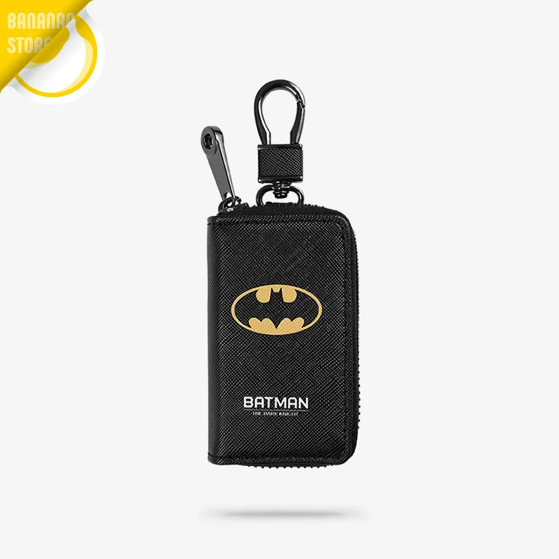 Черный чехол для автомобильного ключа Бэтмен темные брелоки рыцарь DC Лига