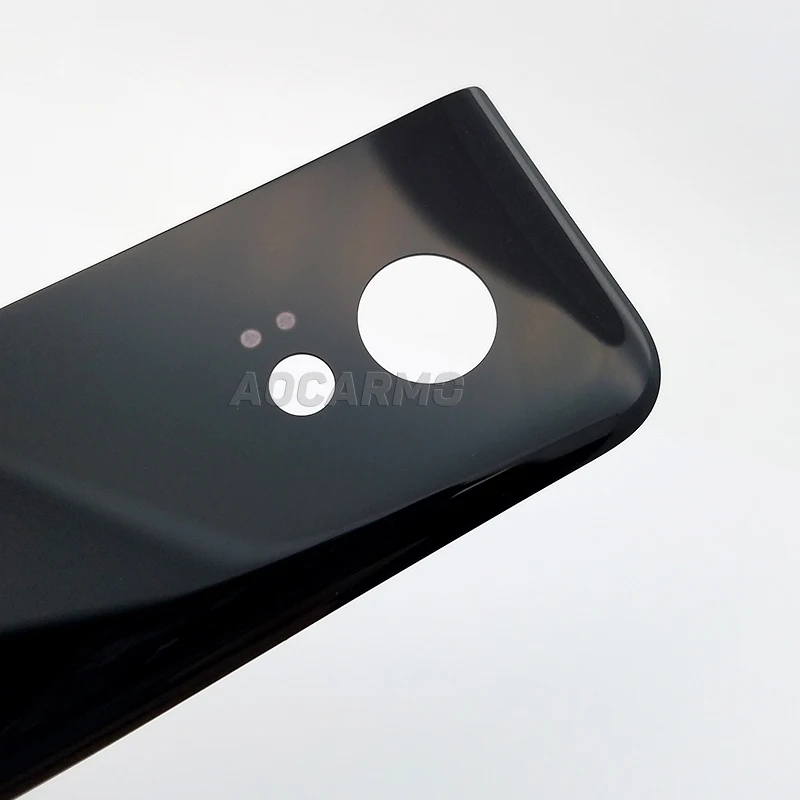 Aocarmo Оригинальный Новый заднее стекло Корпус крышка камеры с клеем для Google Pixel 2 XL