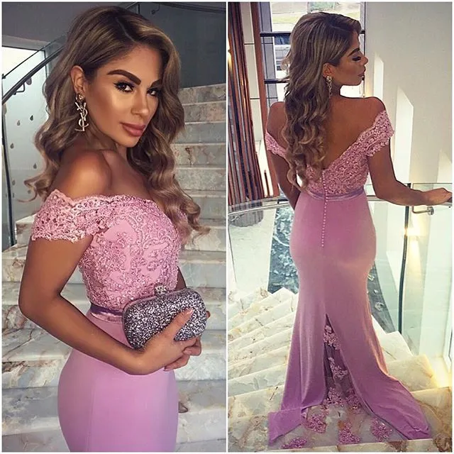 Женское шифоновое платье-Русалка со шлейфом V-образным вырезом и открытой спиной