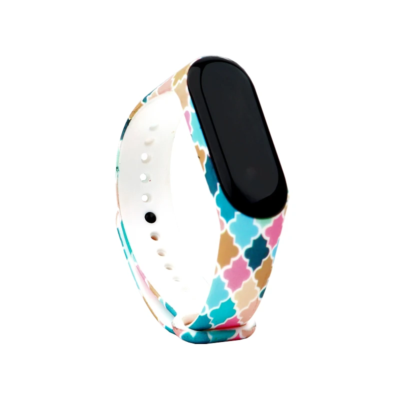 Mi 3HS) Упаковка из 4А ремешка для xiaomi mi Band 3, силиконовый ремешок для xiaomi mi band 3 аксессуары браслет mi Band 3 ремешок
