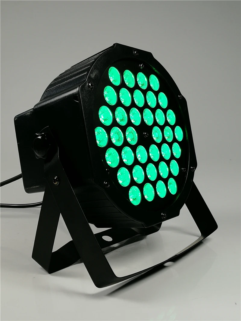 4 шт./36x3 Вт Светодиодный светильник Par rgb 3 в 1 dmx плоский Pa r 25 градусов Led L s диско dj