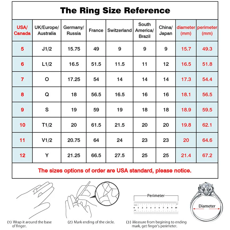 U7 Big Crystal Ring Silver/Gold Color Fashion Jewelry Luxury AAA Cubic Zirconia Wedding Rings For Women Gift Party R419 | Украшения и