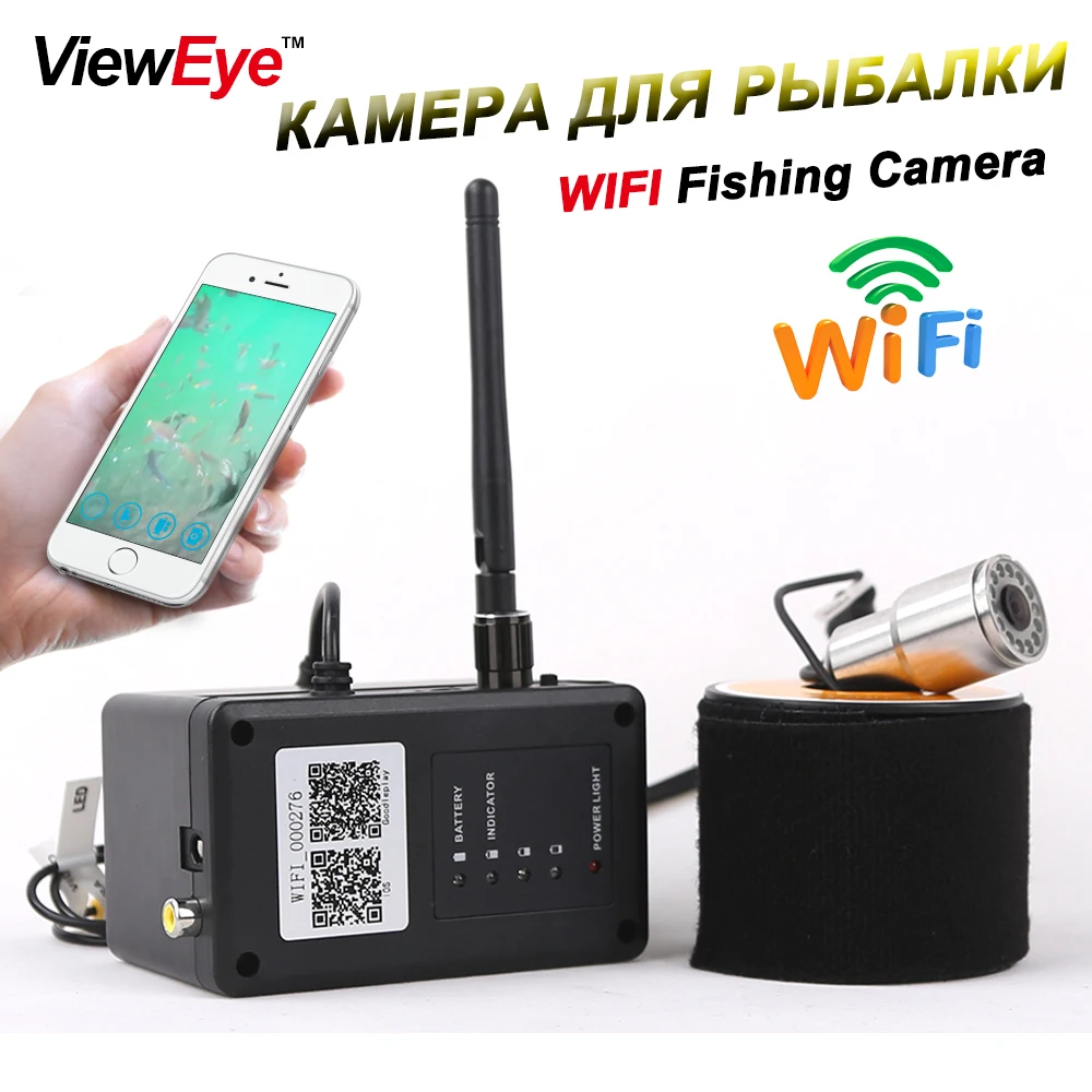 ViewEye оригинальная видимая Wi Fi видеокамера для рыбалки рыболокатор