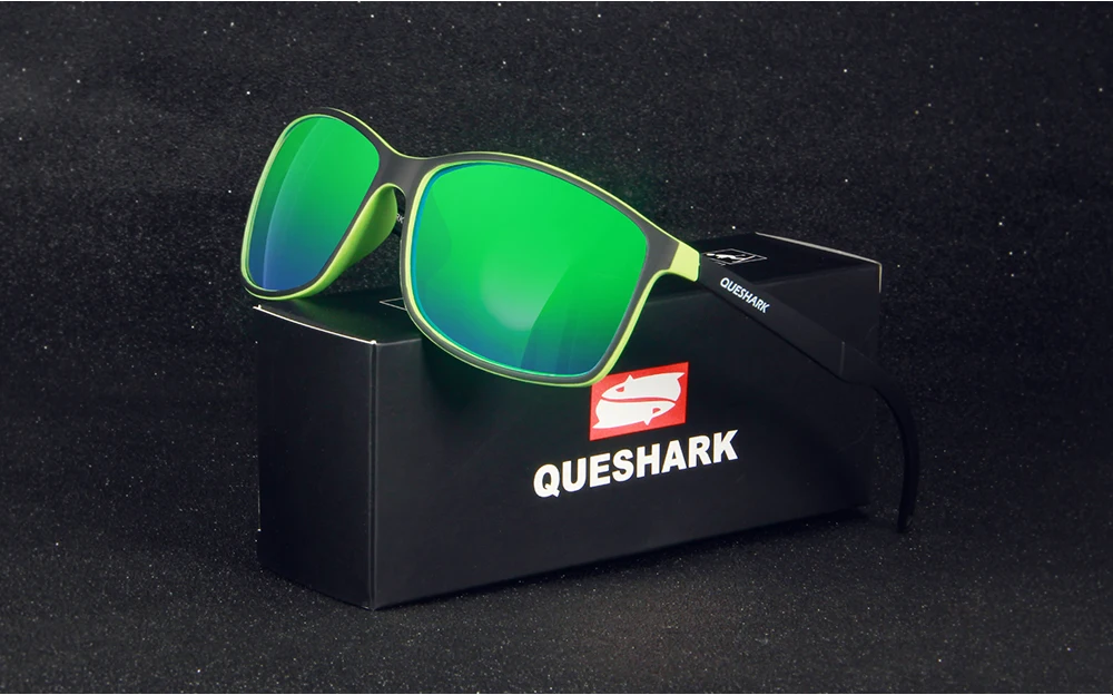 QUESHARK, 14,5 г, ультралегкие поляризованные велосипедные солнцезащитные очки, очки для горного велосипеда, очки Gafas Cicismo Uv400 TR90, велосипедные очки