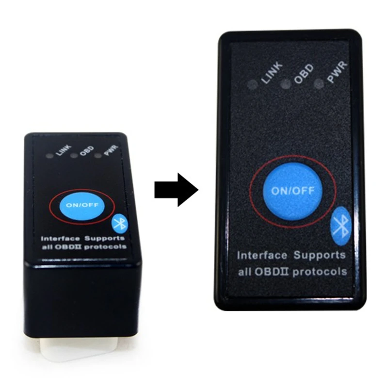 Диагностический инструмент с CAN BUS Super Mini ELM327 ELM 327 Bluetooth OBD2 OBD II работает на Android Symbian