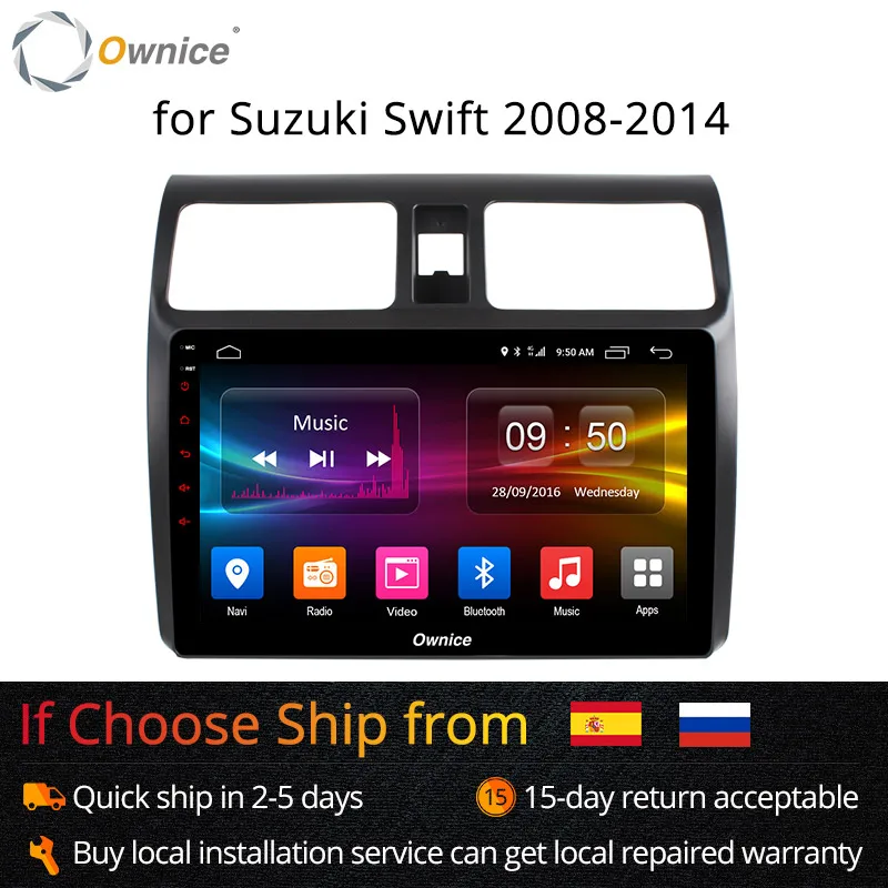 Ownice K1 K2 Octa core Android 8 1 автомобиль радио DVD GPS плеер для suzuki swift 2008 2014 4G Sim карты Carplay DAB +
