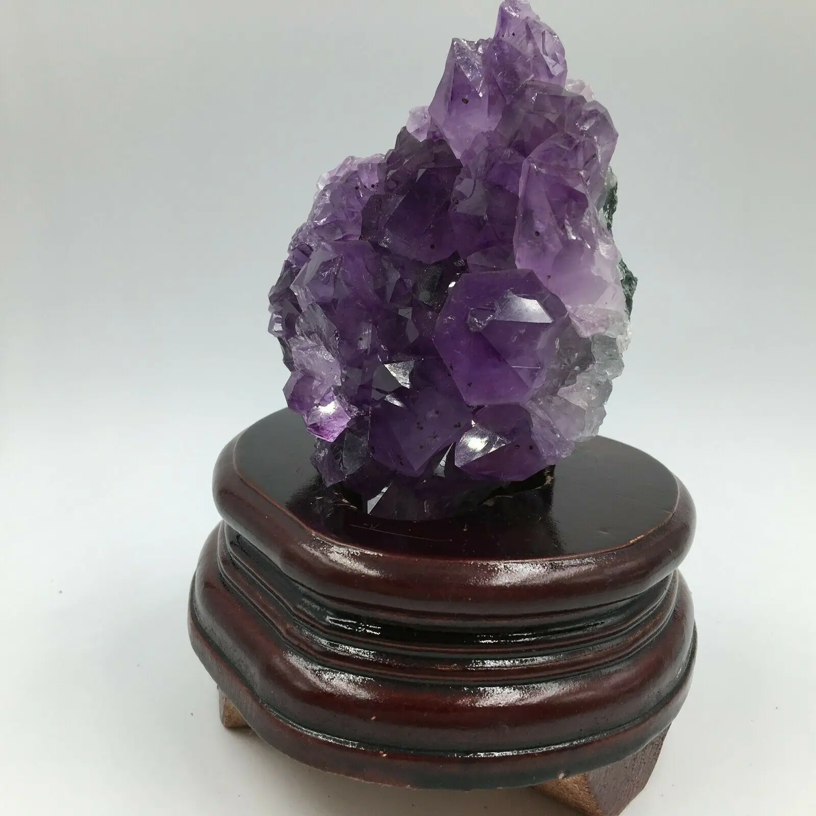 560 г натуральный аметистовый кварцевый геодезический кристалл/Подставка|Камни| |