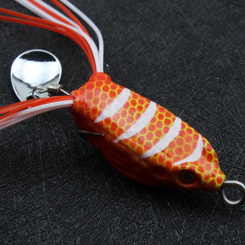5 шт. маленький лягушонок для рыбалки мягкие блесны на удочку 3 см 4g 3D глаза