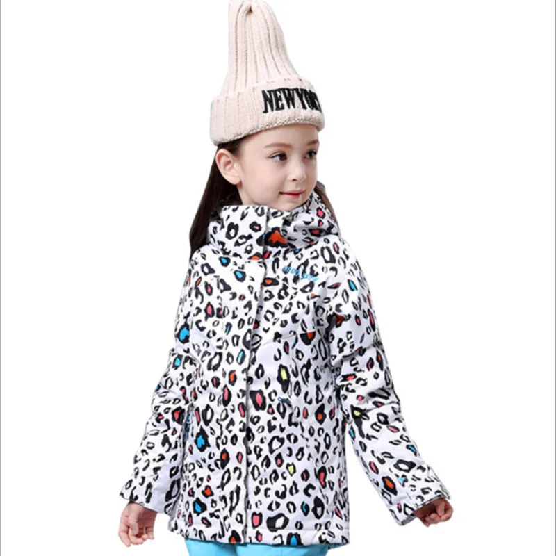 Gsou Snow Brand Girls Ski Jacket Waterproof Kids Skiing Jackets Winter Outdoor Children Sport Suit High Quality Coat | Спорт и