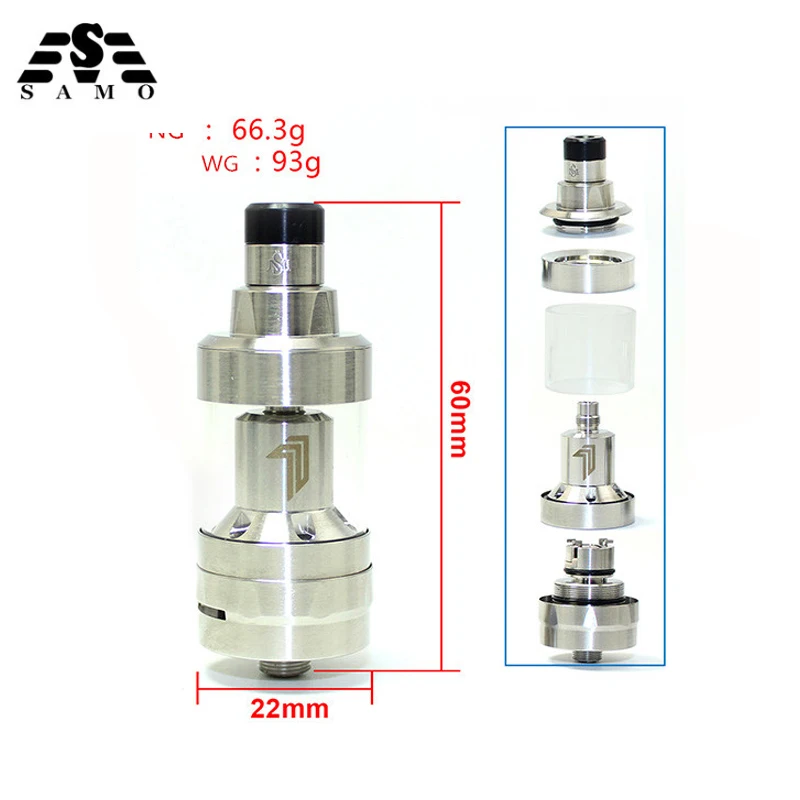 Новинка 316 Kayfun V6 RDA RTA 22 мм Prime SXK MTL2.0ml контроль Ремонтопригодный для воздушного