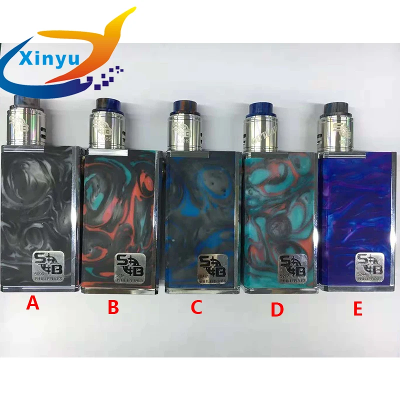 SOB Mech Mod Kit Двойной 18650 батарея Параллельная схема подключения испаритель мод с