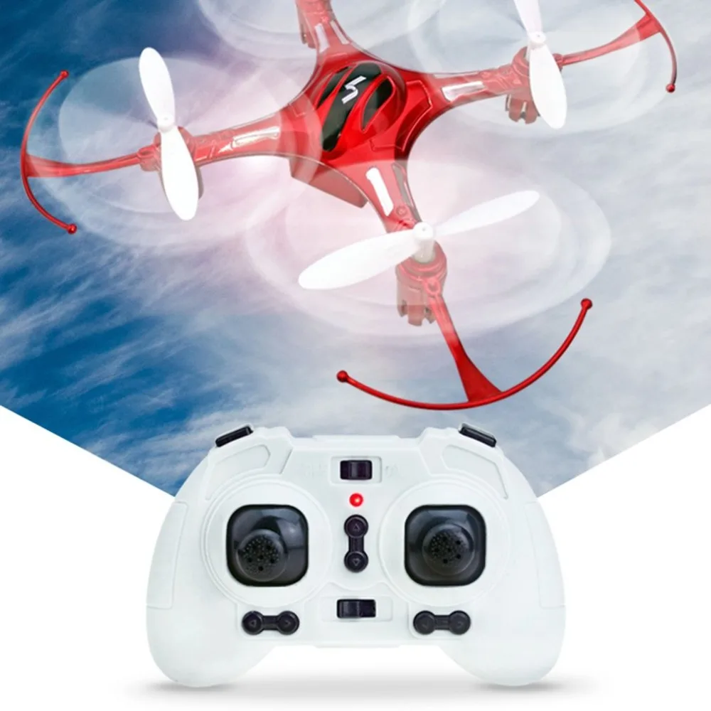 2.4G RC Drone 4CH 4-Axis Quadcopter with LED Light 3D Flip One Key Return Altitude Hold Headless Mode Helicopter | Игрушки и хобби