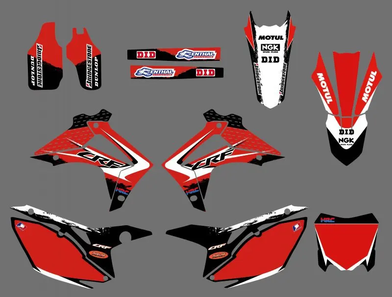 Наклейка H2CNC графическая для Honda CRF250R CRF250 2014 2016 & CRF450R CRF450 2013 2015 CRF 250 250R 450 450R|decals for