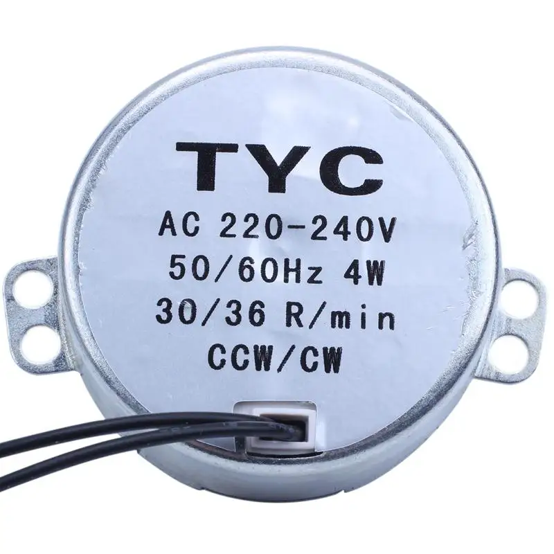 AC 220/240 в 30rpm 4 Вт CCW/CW двухполосный управляемый синхронный мотор|Двигатель