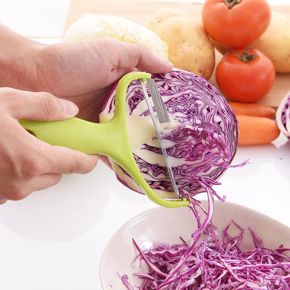 Нержавеющая сталь нож овощей капуста терки салат картофеля Slicer Cutter Фрукты Ножи