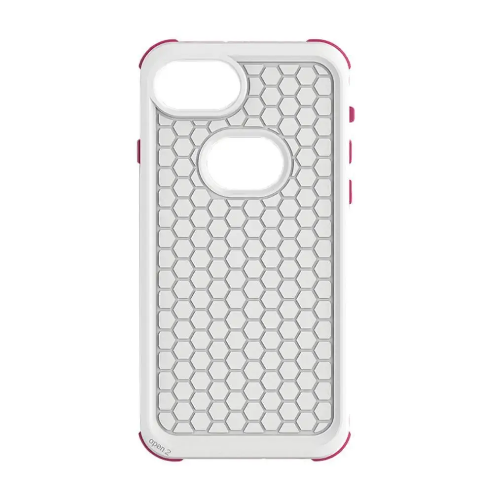 Pink Жизнь и плавание двойной использования воды, грязи, ударов для iPhone 7 чехол мобильный телефон сумка для iPhone 6 7 плюс Водонепроницаемый случае - Цвет: Pink