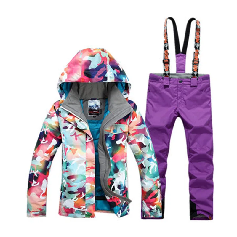 Женский костюм для сноуборда уличная спортивная Лыжная одежда