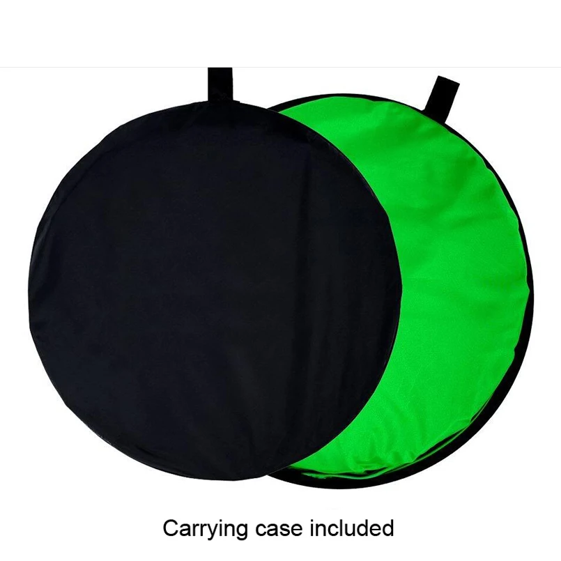 1.5x2M Solid Double-Sided Backdrop Twist Pop Out Muslin Background Panel with Carrying Case for Photography Studio Video Shoot |