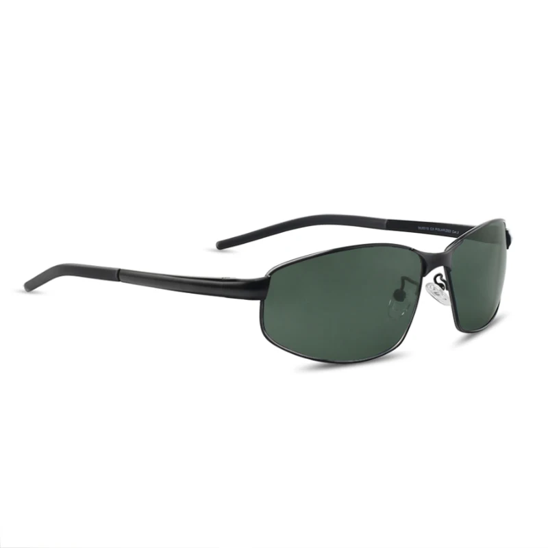 C2 BLACK GREEN Бренд JULI, Классические поляризованные солнцезащитные очки для мужчин и женщин, для вождения, бега, мужские солнцезащитные очки, для рыбалки, спортивные очки, UV400, Gafas MJ8015 - Цвет линз: C2 BLACK GREEN