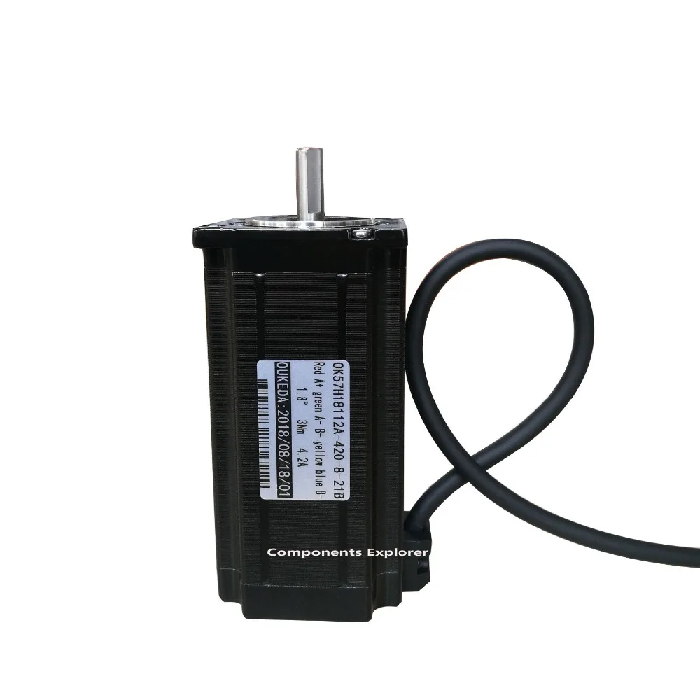 Nema 23 57 шаговый двигатель набор крутящий момент 3N Длина 57 мм DSP цифровой драйвер DC20-50V OK2D542