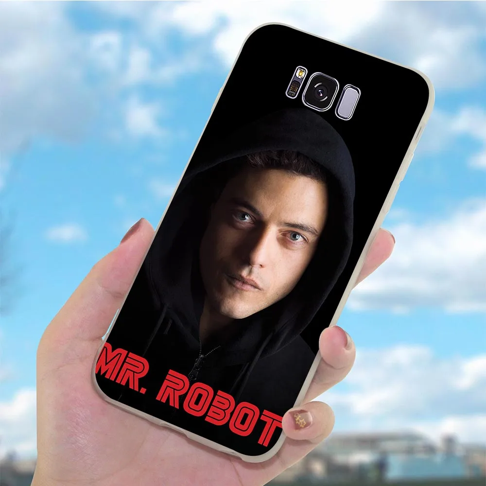 Мягкий чехол из ТПУ для телефона Samsung Galaxy A6 Mr с роботом A7 A5 A3 A8 A9 A10 A20 A30 A40 A50 A70 Plus