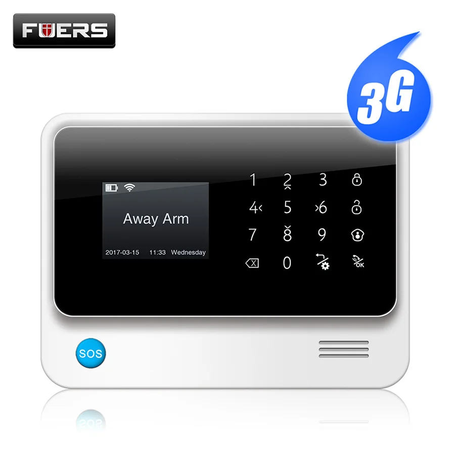 Fuers G90B 3G Wi Fi 2 4G GSM SMS беспроводная домашняя система безопасности IOS Android APP