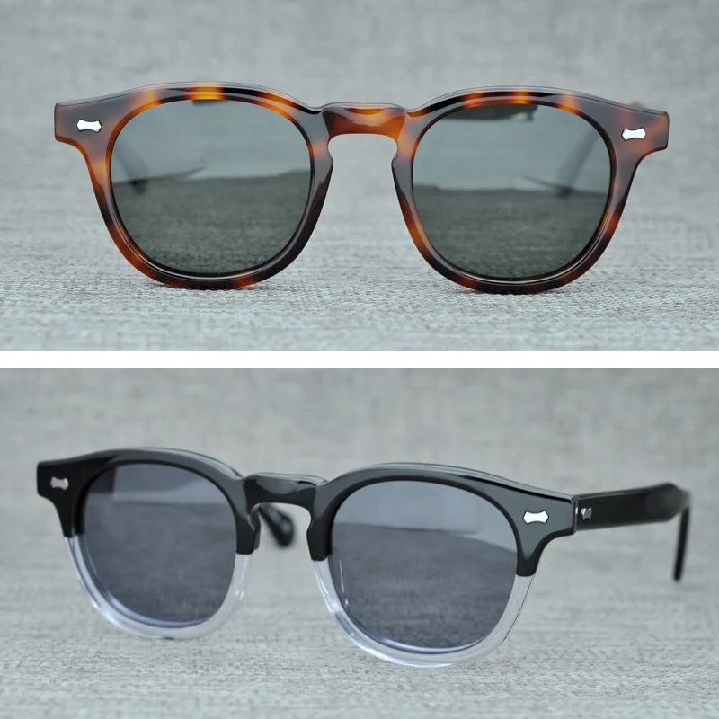 Мужские солнцезащитные очки с защитой UV400 в ацетатной оправе|Мужские очки| |