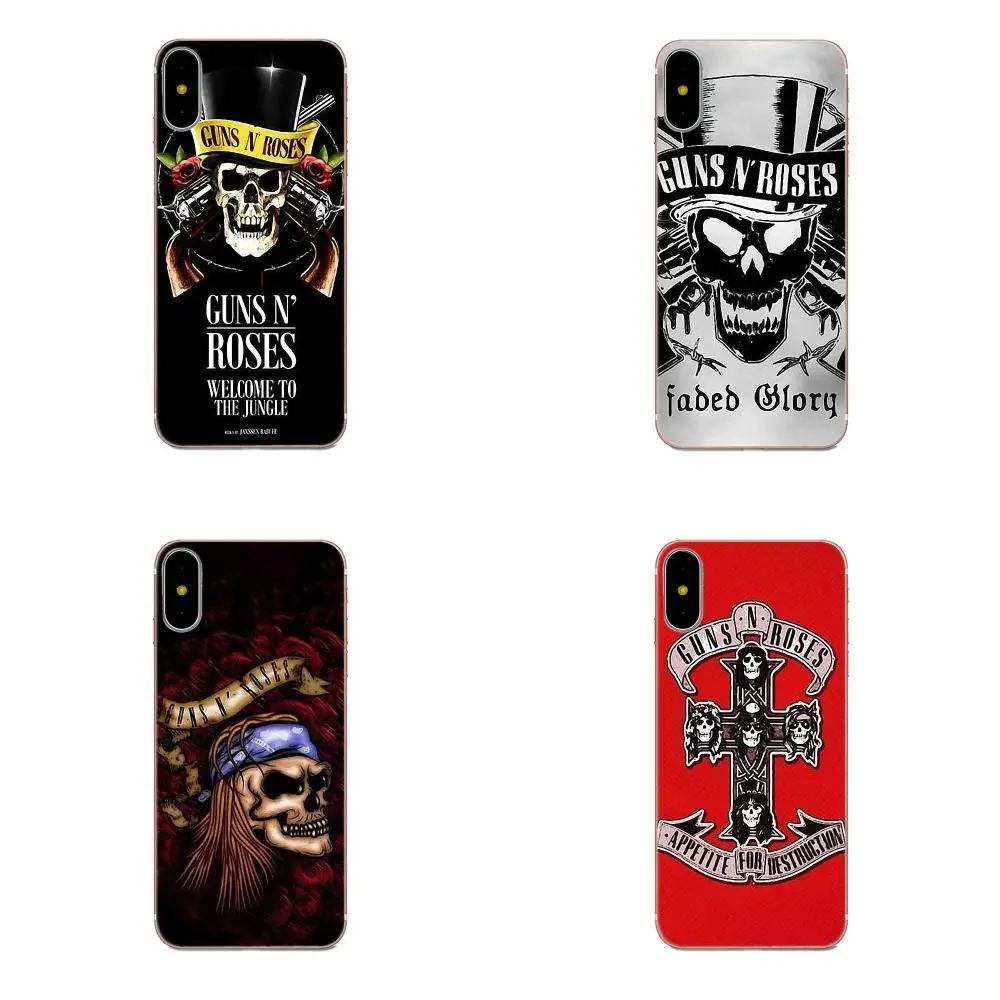 Милые пластиковые аксессуары для телефона чехол с постером Guns N Roses Xiaomi Redmi Note 2 3 3S 4