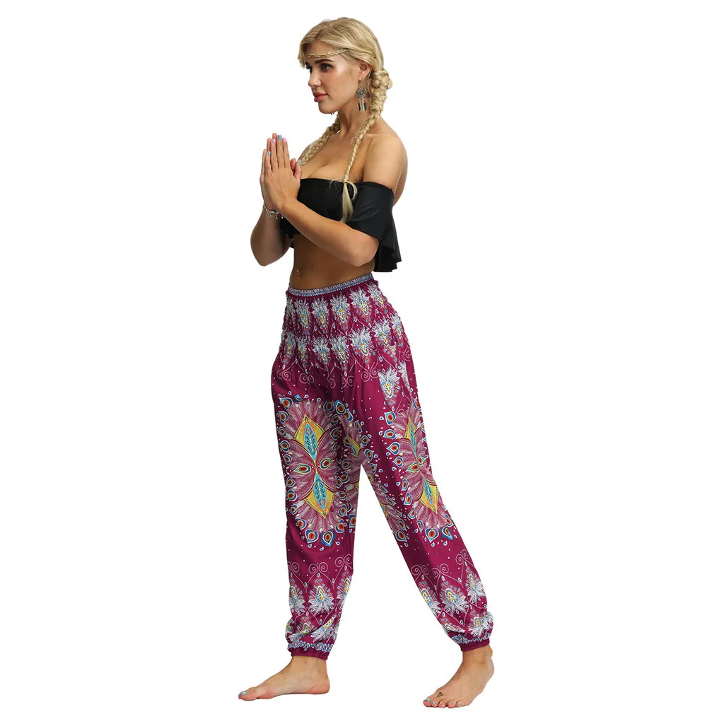 Повседневные женские штаны-шаровары; pantalones mujer pantalones de mujer; уличная одежда; коллекция года; свободные хиппи-мешковатые Boho Aladdin брюки; Z4