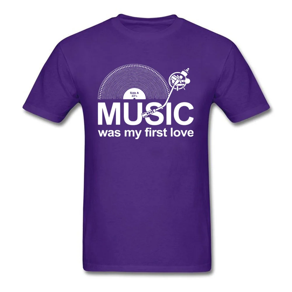Мужская футболка с надписью Music Was My First Love забавная на заказ новинка 2019 топ