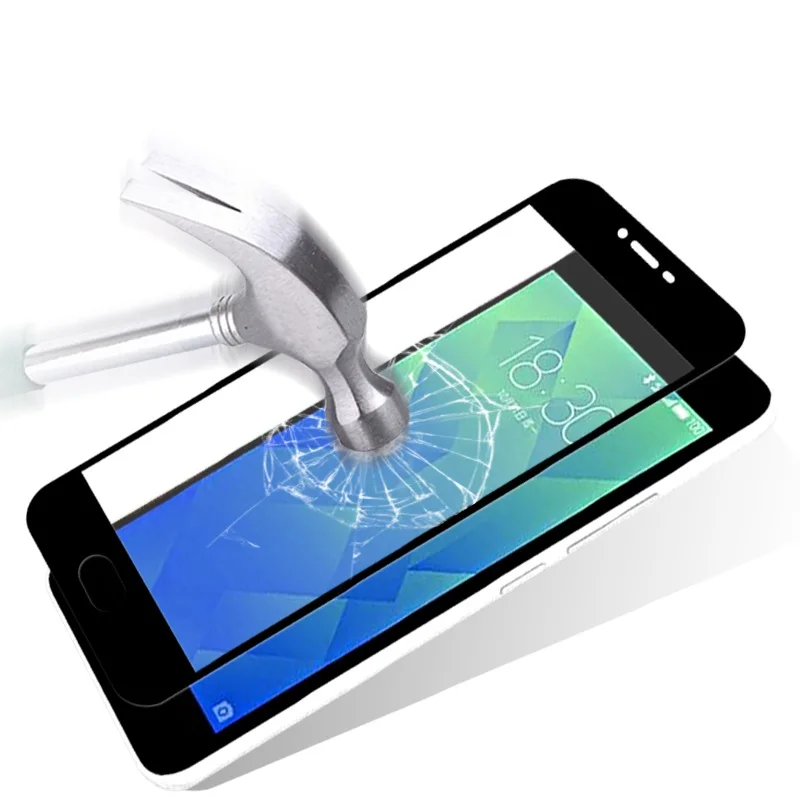 SIJIE полное покрытие закаленное стекло для MEIZU M5 note 0 26 мм защита экрана Передняя 9H