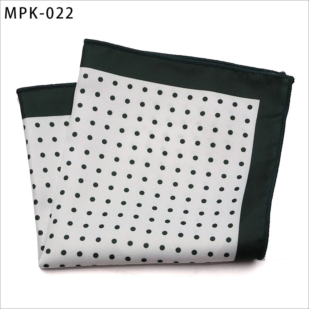 Новинка, модный мужской платок, карманный, квадратный, популярный, 25X25 см, большой, мужской, с узором пейсли, в горошек, нагрудные Платки для свадьбы, мужской костюм - Цвет: MPK-22