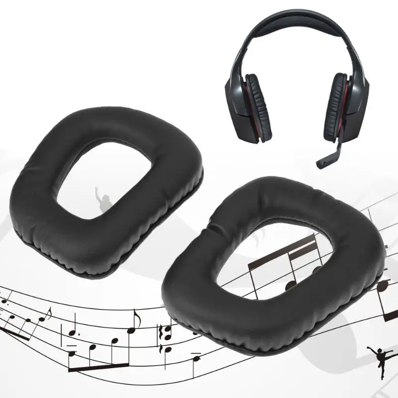 1 пара сменных амбушюр подушки для наушников Замена амбушюр для logitech G35 G930 G430 F450 наушники гарнитура чехол Горячая Распродажа