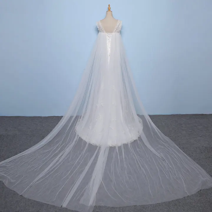 Elegant V-neck Skinny Exquisite Lace Mermaid Personality Long Trailing Wedding Gown 129 | Свадьбы и торжества