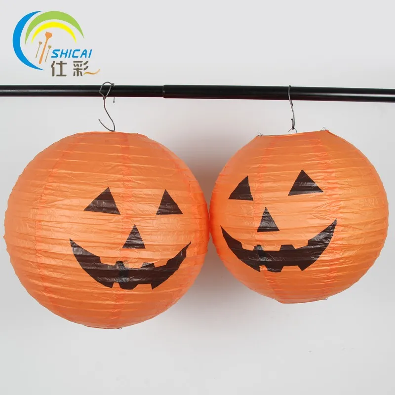 1 шт./бесплатная доставка тыквенный фонарь бумажный для Хэллоуина вечеринки Джек
