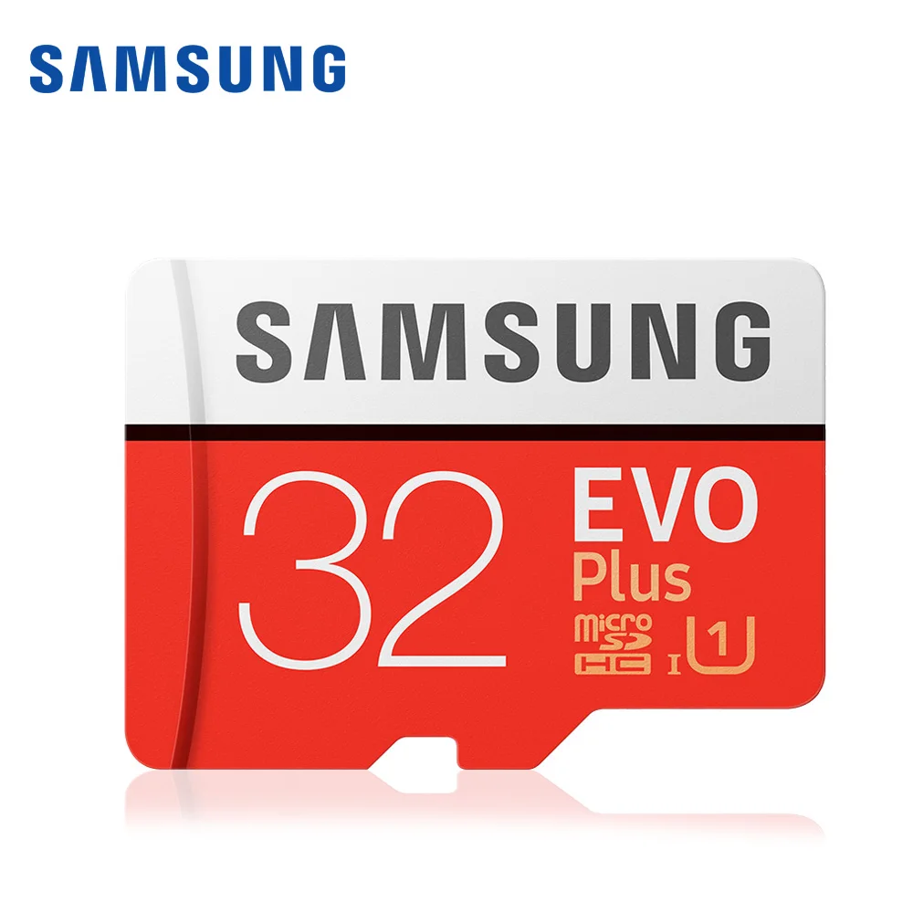 32GB U1 Карта памяти SAMSUNG Micro SD 256 ГБ 16 ГБ 32 ГБ 64 Гб 128 ГБ SDHC SDXC класс EVO+ класс 10 C10 UHS TF карты транс флэш Microsd Новинка - Емкость: 32GB U1