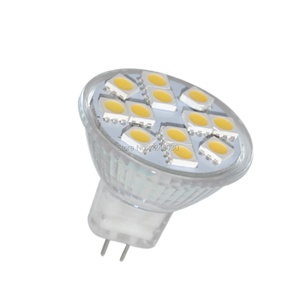 JYL 10 шт. MR11 GU4 5050 SMD 9/12 светодиоды лампы светодиодные стекло 1 Вт 5 100лм 120лм DC12V AC12 30V