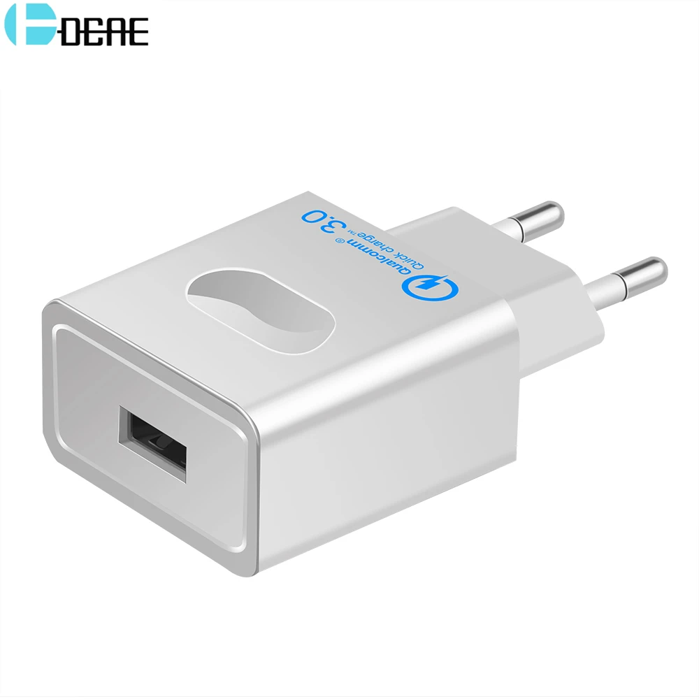 Зарядное устройство DCAE быстрой зарядки 3 0 USB быстрое зарядное QC совместимое 2 для