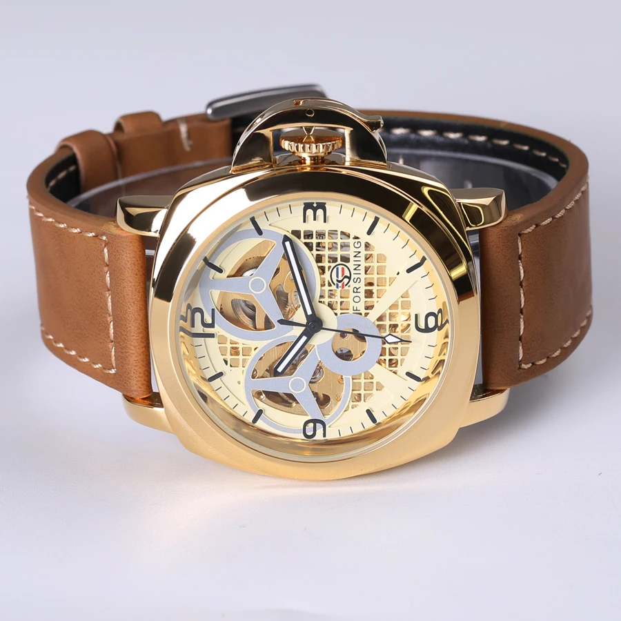 Часы наручные мужские с автоподзаводом брендовые Роскошные Дизайнерские в стиле