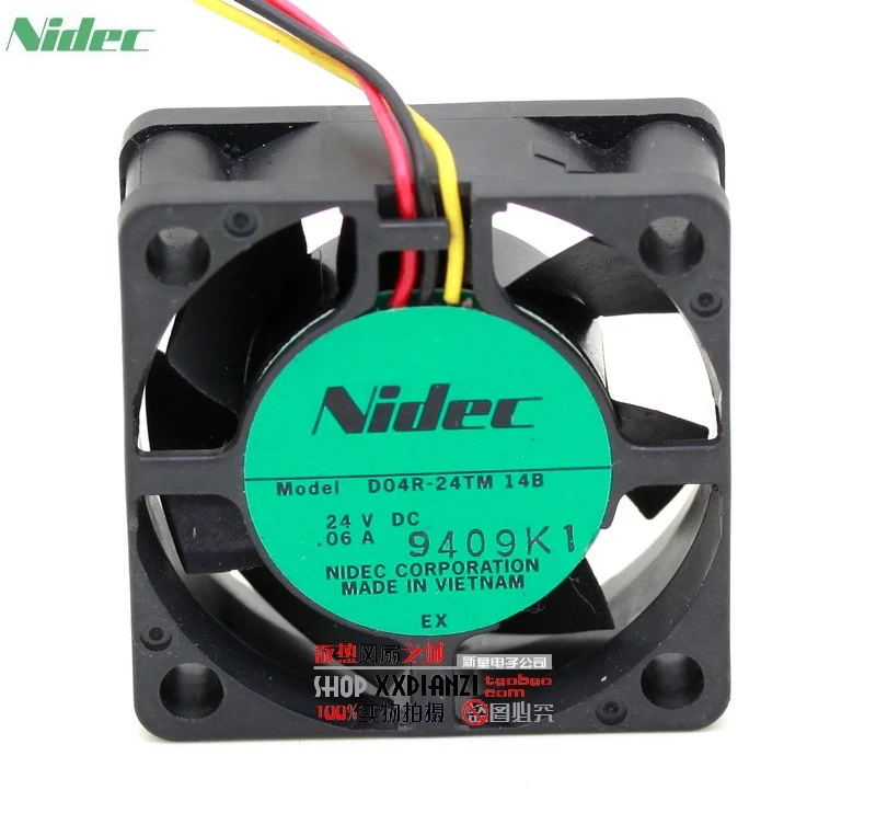 Осевые Охлаждающие вентиляторы для инвертора Nidec 4015 14B 40 мм 4 см постоянный ток 24 В
