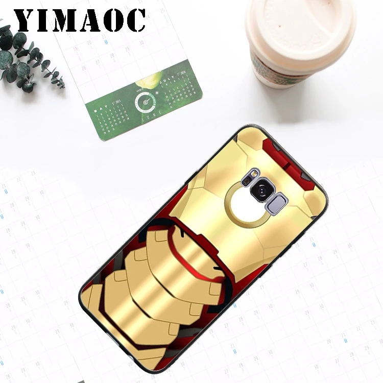 YIMAOC A30 Железный человек Марвел Мягкий силиконовый чехол для телефона samsung Galaxy S9 S8