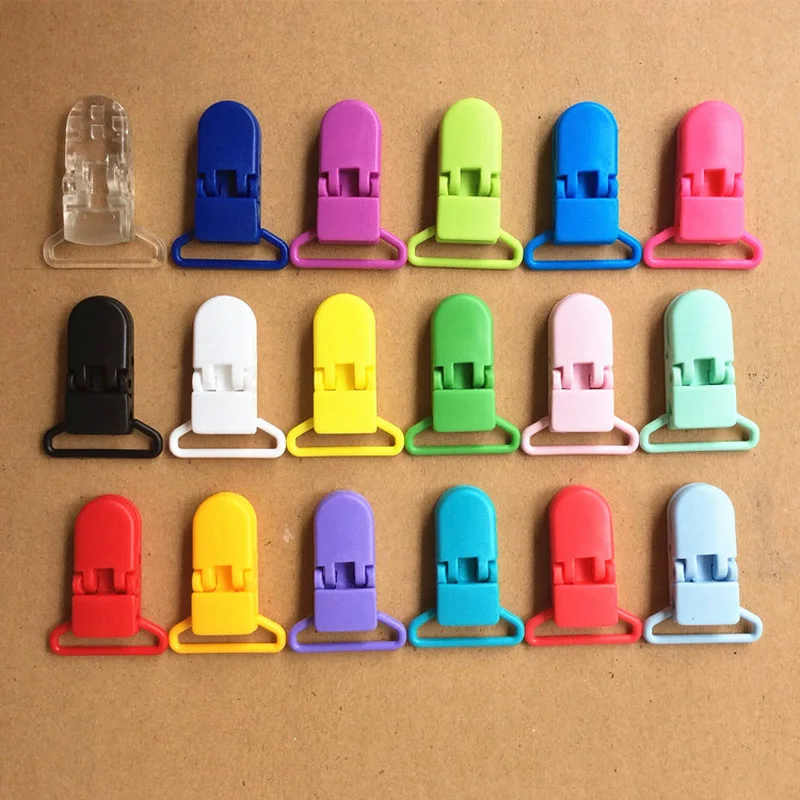 10 Шт. 20 мм Экологичные Детские Соску Клип Прозрачный продукт младенца Смешивания